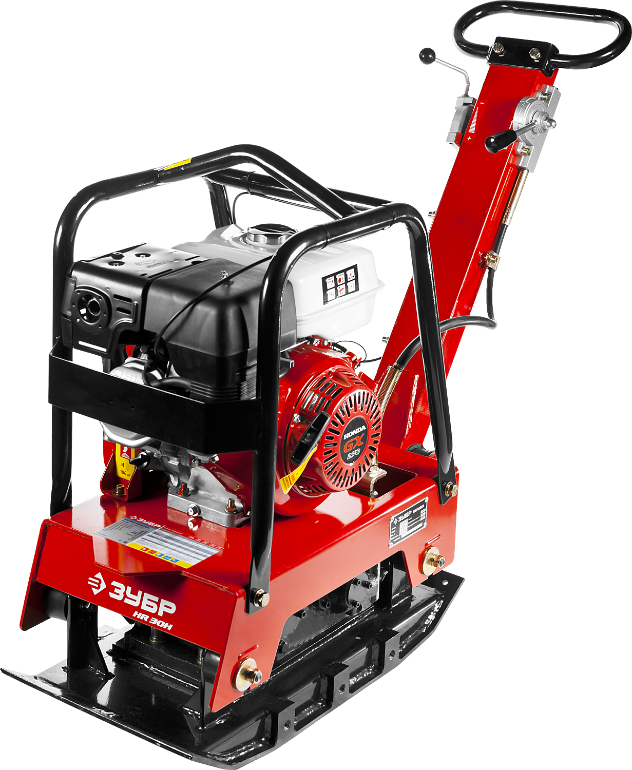 Виброплита реверсивная бензиновая ЗУБР ЗВПБ-30 ГРХ - 161 кг