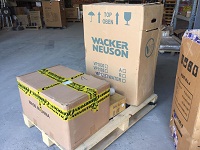 Подготовка к отправке виброплиты Wacker Neuson Подготовка к отправке виброплиты Wacker Neuson