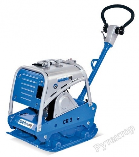 Виброплита реверсивная дизельная WEBER CR-3E - 224 кг