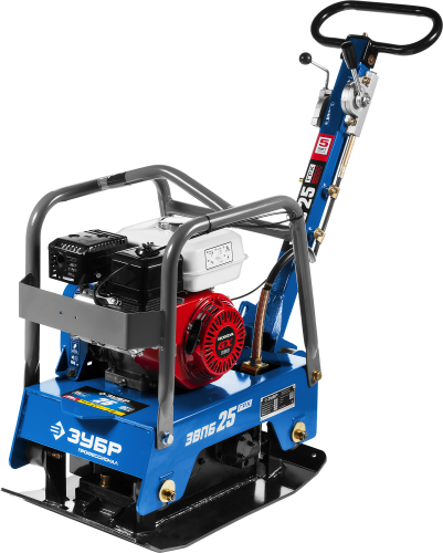 Виброплита реверсивная бензиновая ЗУБР ЗВПБ-25 ГРХ - 124 кг
