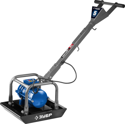 Виброплита нереверсивная электрическая ЗУБР ЗВПЭ-5 Г - 40 кг